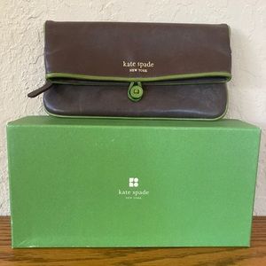 Kate Spade Brown Leather Wallet Preowned